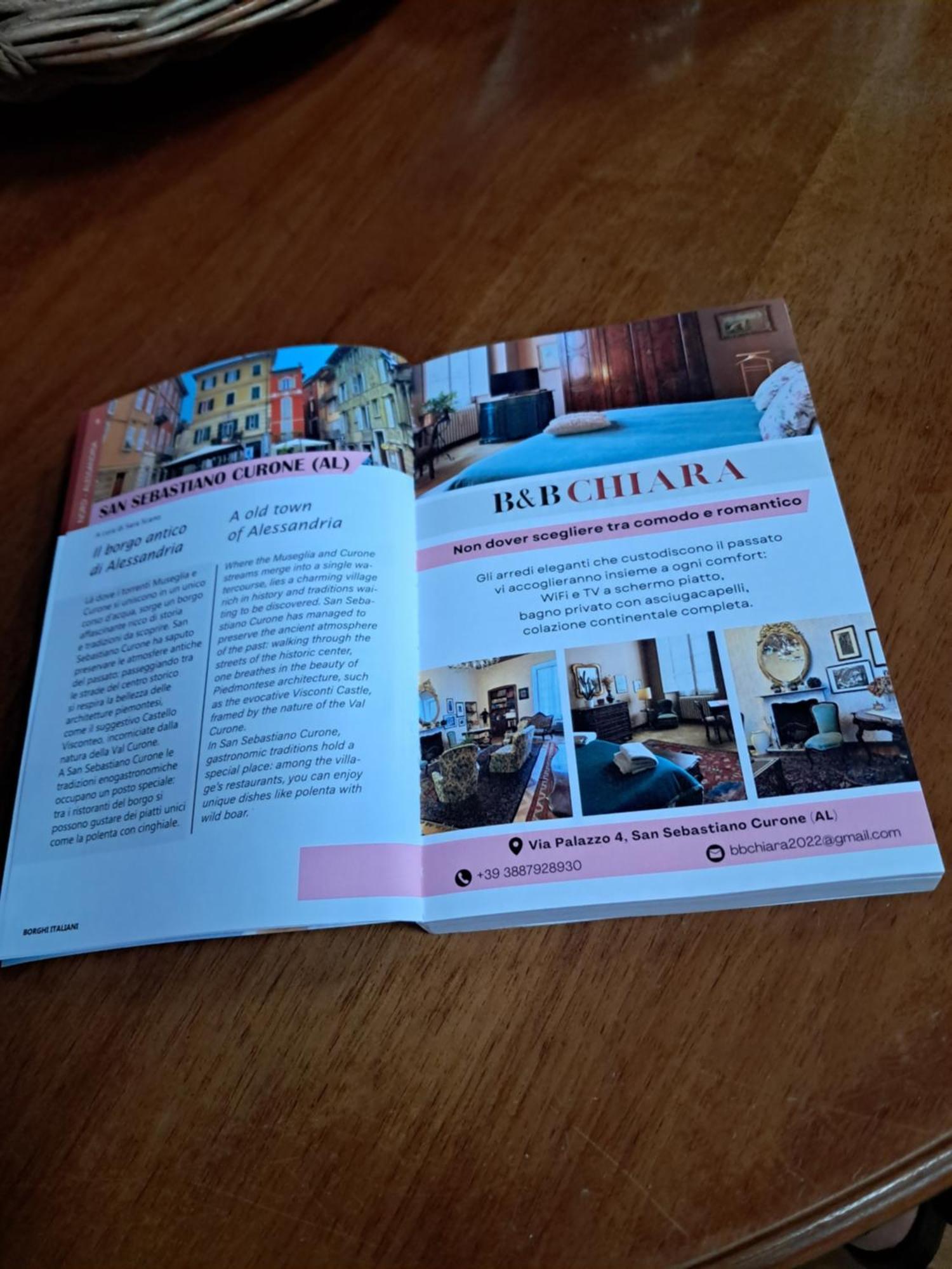 Bed & Breakfast Chiara San Sebastiano Curone Екстериор снимка
